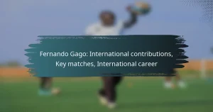 Fernando Gago: International contributions, Key matches, International career