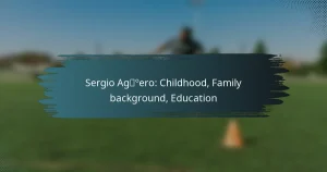 Sergio Agüero: Childhood, Family background, Education